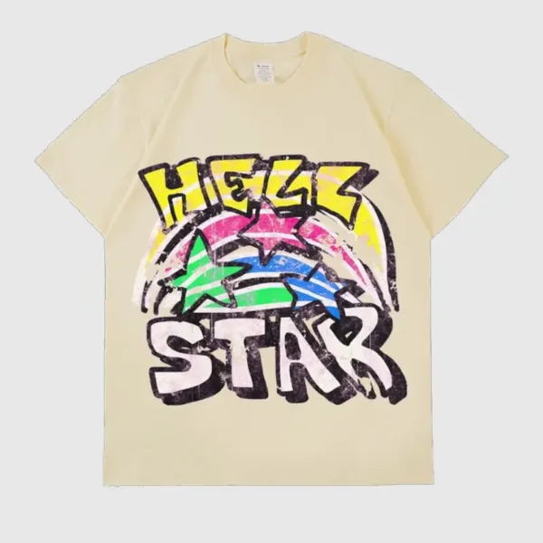Hellstar Graphic Brown T Shirt